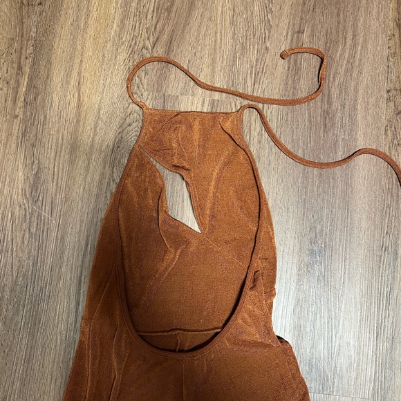 Brown Edikted Jumpsuit - Picture 5 of 7